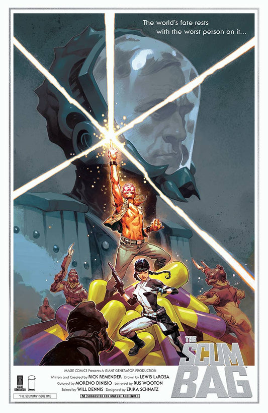 SCUMBAG #1 OPENA 1:50 HOMAGE SILVER FOIL VARIANT 2020 comic IMAGE COMICS   