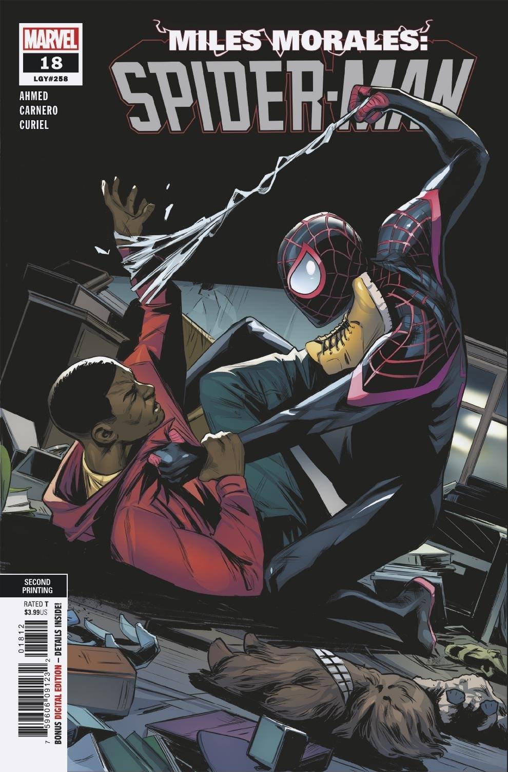 MILES MORALES SPIDER-MAN #18 2ND PRINT VARIANT 2020 comic MARVEL COMICS   