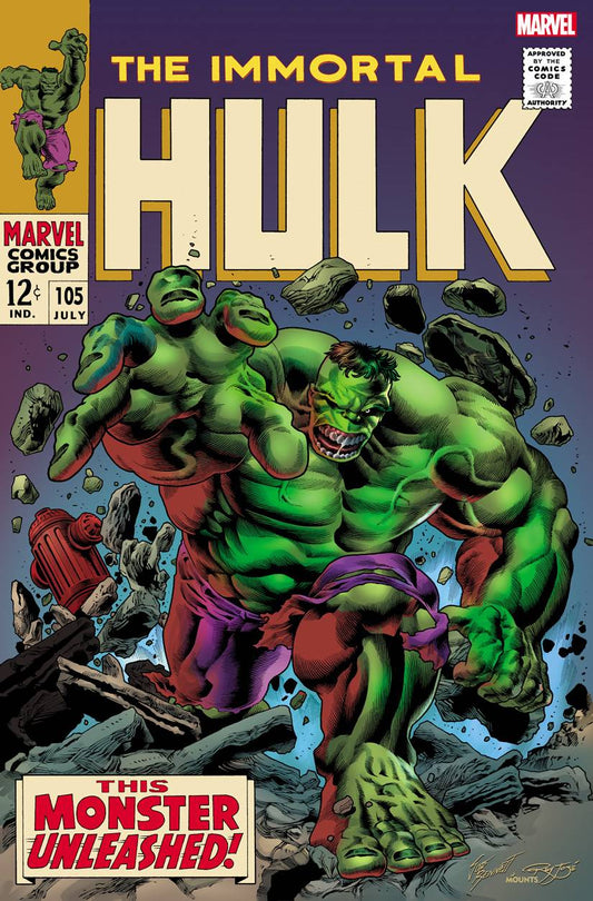 IMMORTAL HULK #44 BENNETT HOMAGE VARIANT 2021 Immortal Hulk MARVEL COMICS   