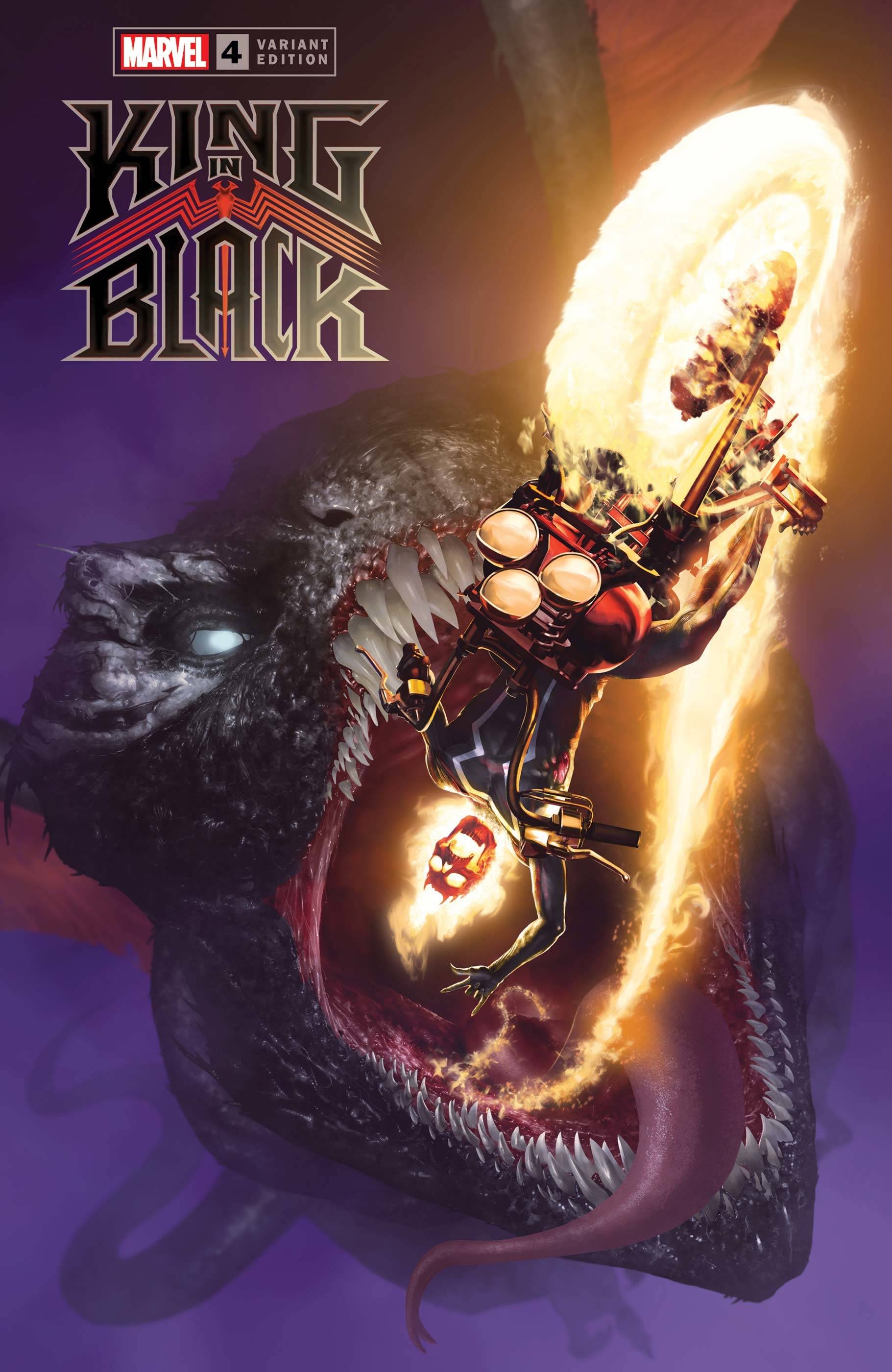 KING IN BLACK #4 (OF 5) DRAGON 1:50 Rahzzah VARIANT 2021 comic book MARVEL COMICS   