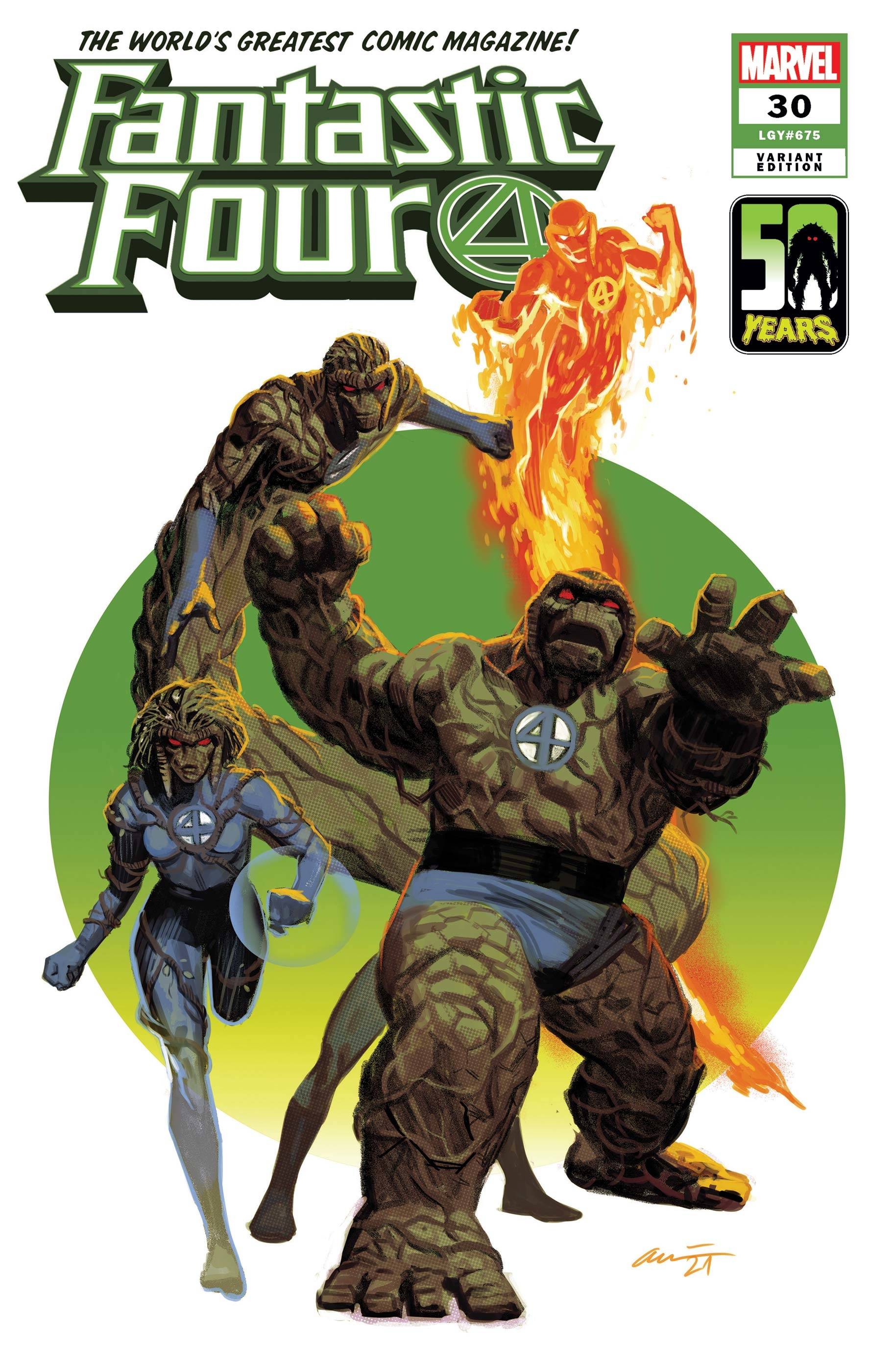 FANTASTIC FOUR #30 ACUNA THE THING-THING VARIANT 2021 Fantastic Four MARVEL COMICS   