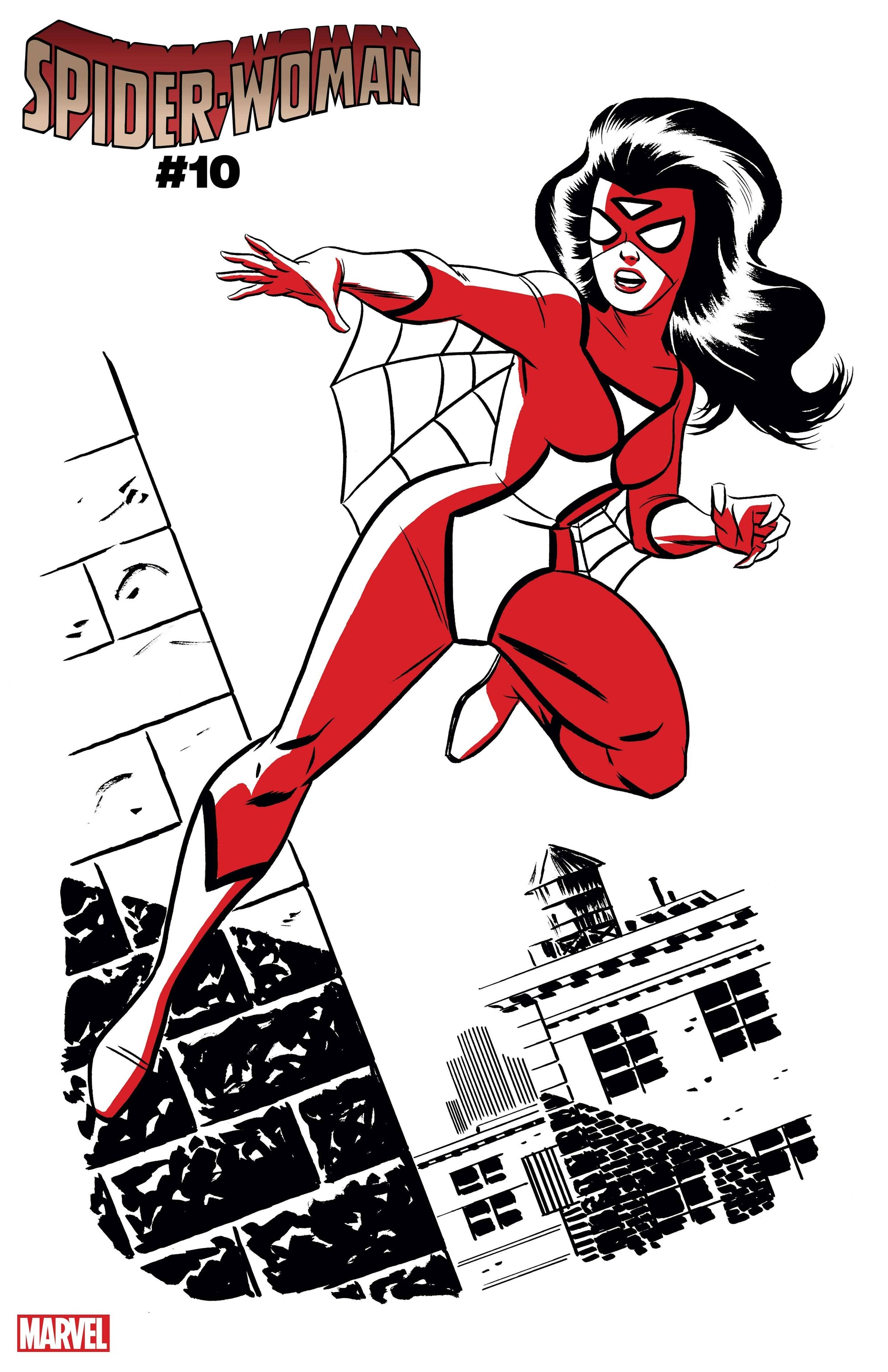 SPIDER-WOMAN #10 MICHAEL CHO SPIDER-WOMAN TWO-TONE VARIANT 2021 Spider-Woman MARVEL COMICS   