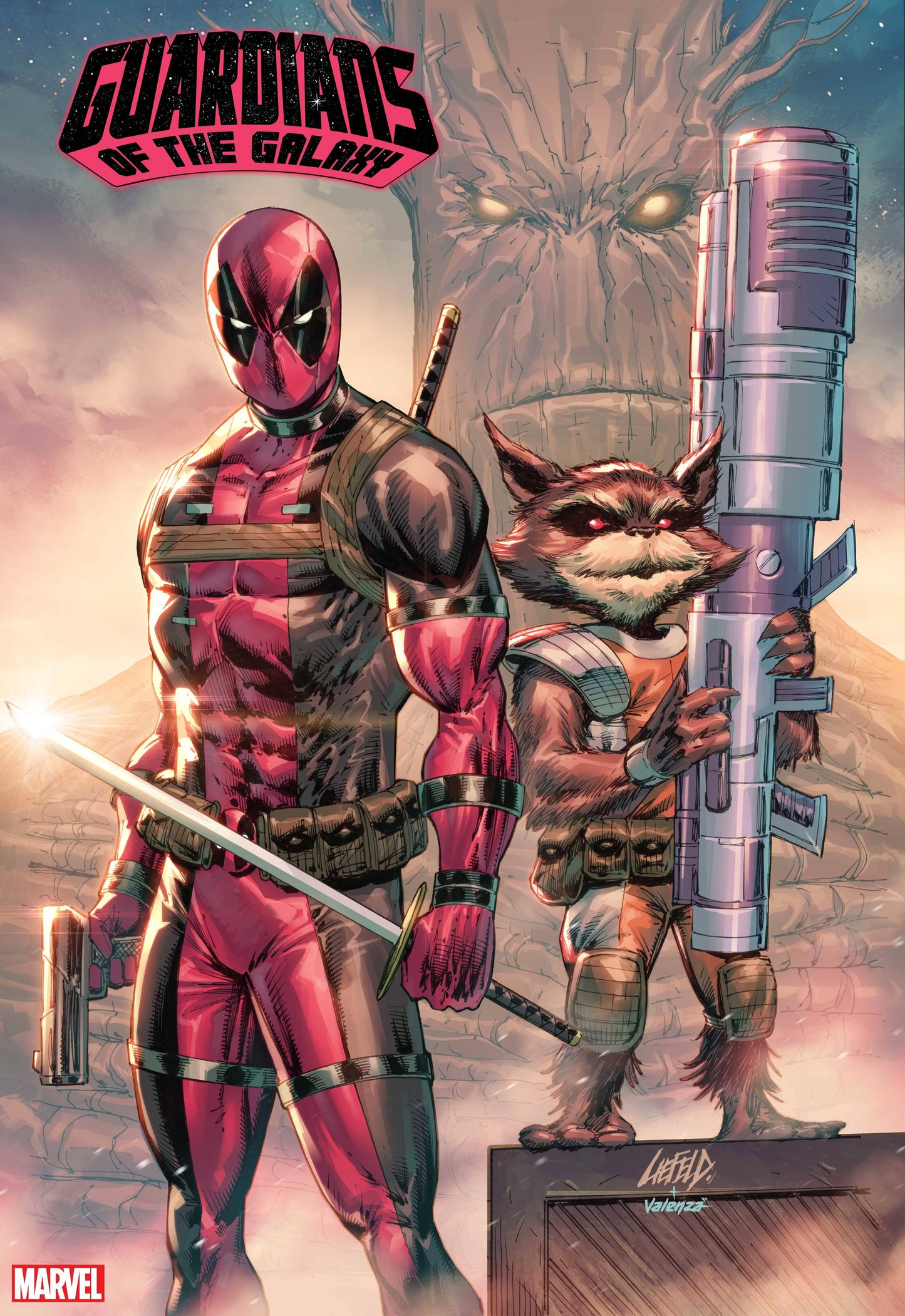 GUARDIANS OF THE GALAXY #13 LIEFELD DEADPOOL 30TH VARIANT 2021