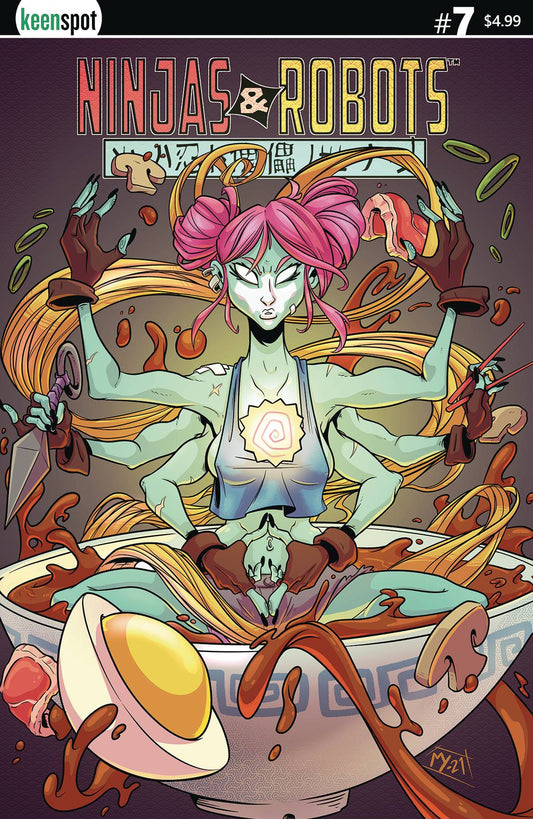 NINJAS & ROBOTS #7 CVR C MATT YOUNG 2021 comic book KEENSPOT ENTERTAINMENT   