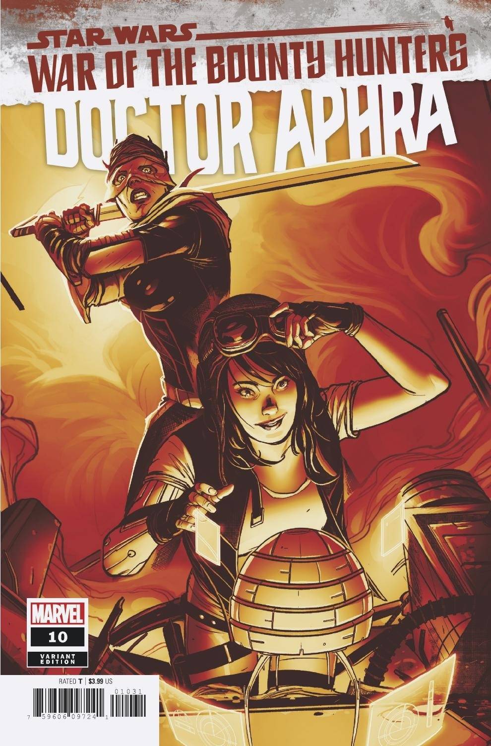 STAR WARS DOCTOR APHRA #10 SWAY CRIMSON VARIANT 2021 Star Wars Doctor Aphra MARVEL COMICS   