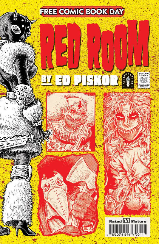 RED ROOM UNSTAMPED FCBD 2021 comic book FANTAGRAPHICS BOOKS   