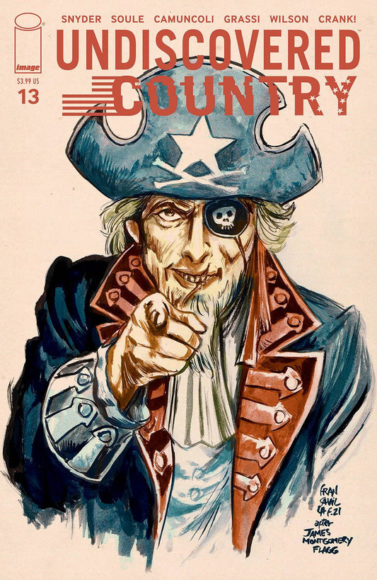 UNDISCOVERED COUNTRY #13 CVR B FRANCAVILLA VARIANT 2021 comic book IMAGE COMICS   