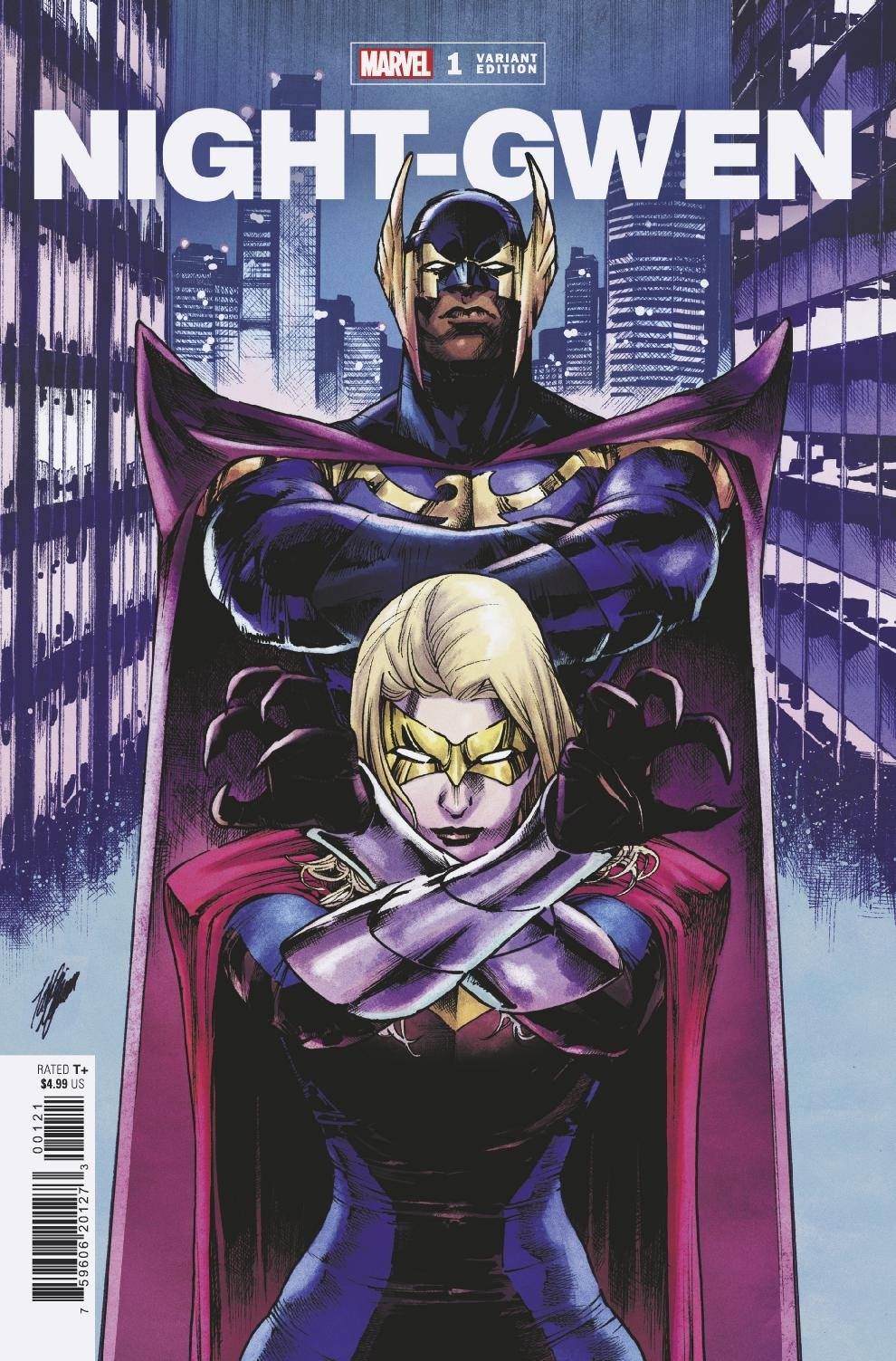 HEROES REBORN NIGHT-GWEN #1 MIYAZAWA VARIANT 2021 comic book MARVEL COMICS   