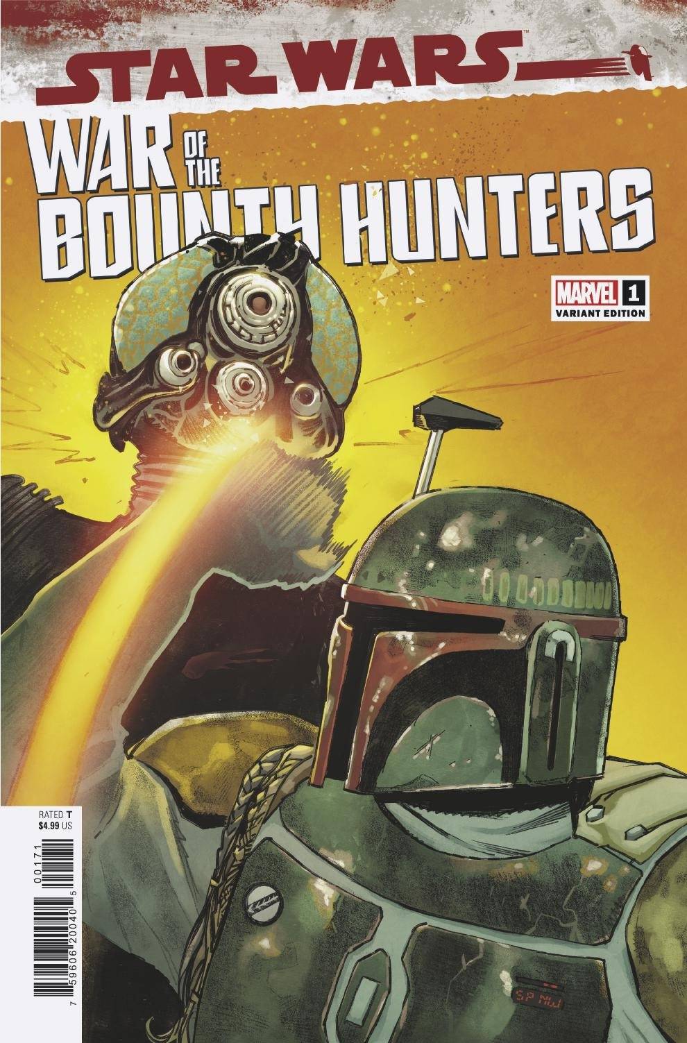 STAR WARS WAR BOUNTY HUNTERS #1 (OF 5) PICHELLI VARIANT 2021 Star Wars Bounty Hunters MARVEL COMICS   