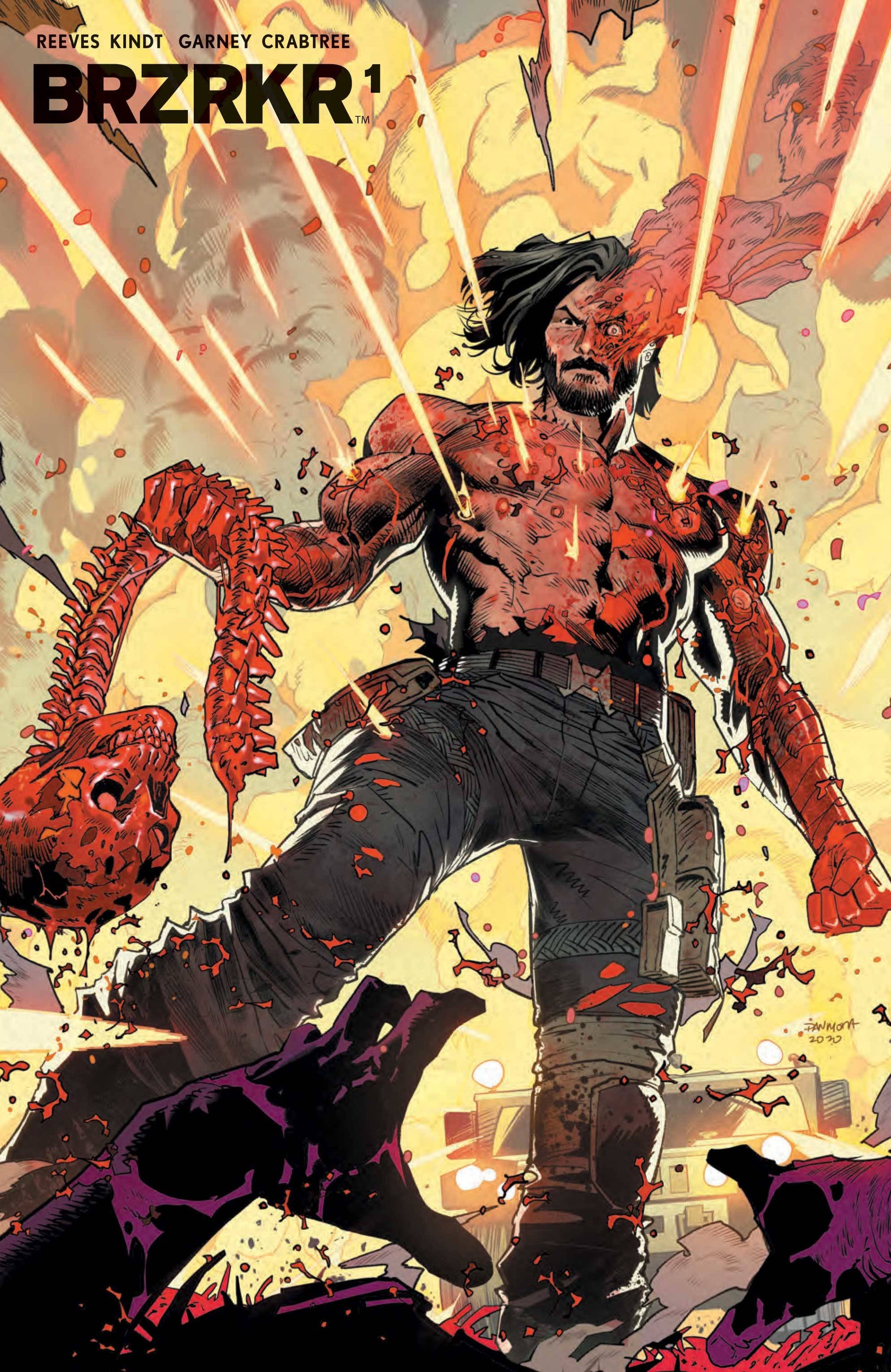 BRZRKR (BERZERKER) #1 3RD PRINT VARIANT 2021 comic book BOOM! STUDIOS   