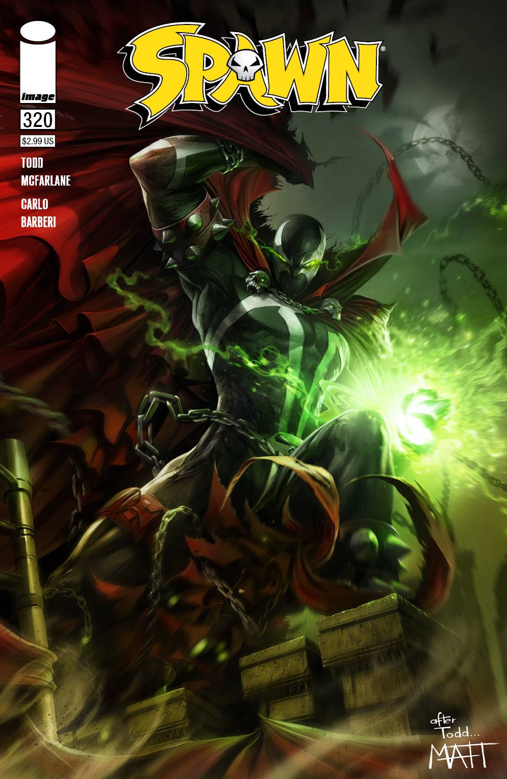 SPAWN #320 CVR C MATTINA 2021 Spawn IMAGE COMICS   