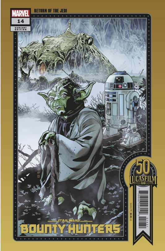 STAR WARS BOUNTY HUNTERS #14 SPROUSE LUCASFLIM 50TH VARIANT WOBH 2021 Star Wars Bounty Hunters MARVEL COMICS   