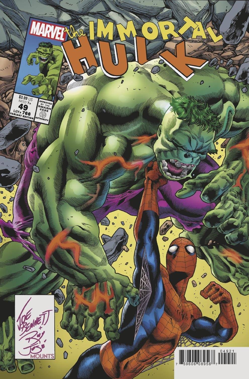 IMMORTAL HULK #49 BENNETT HOMAGE VARIANT 2021