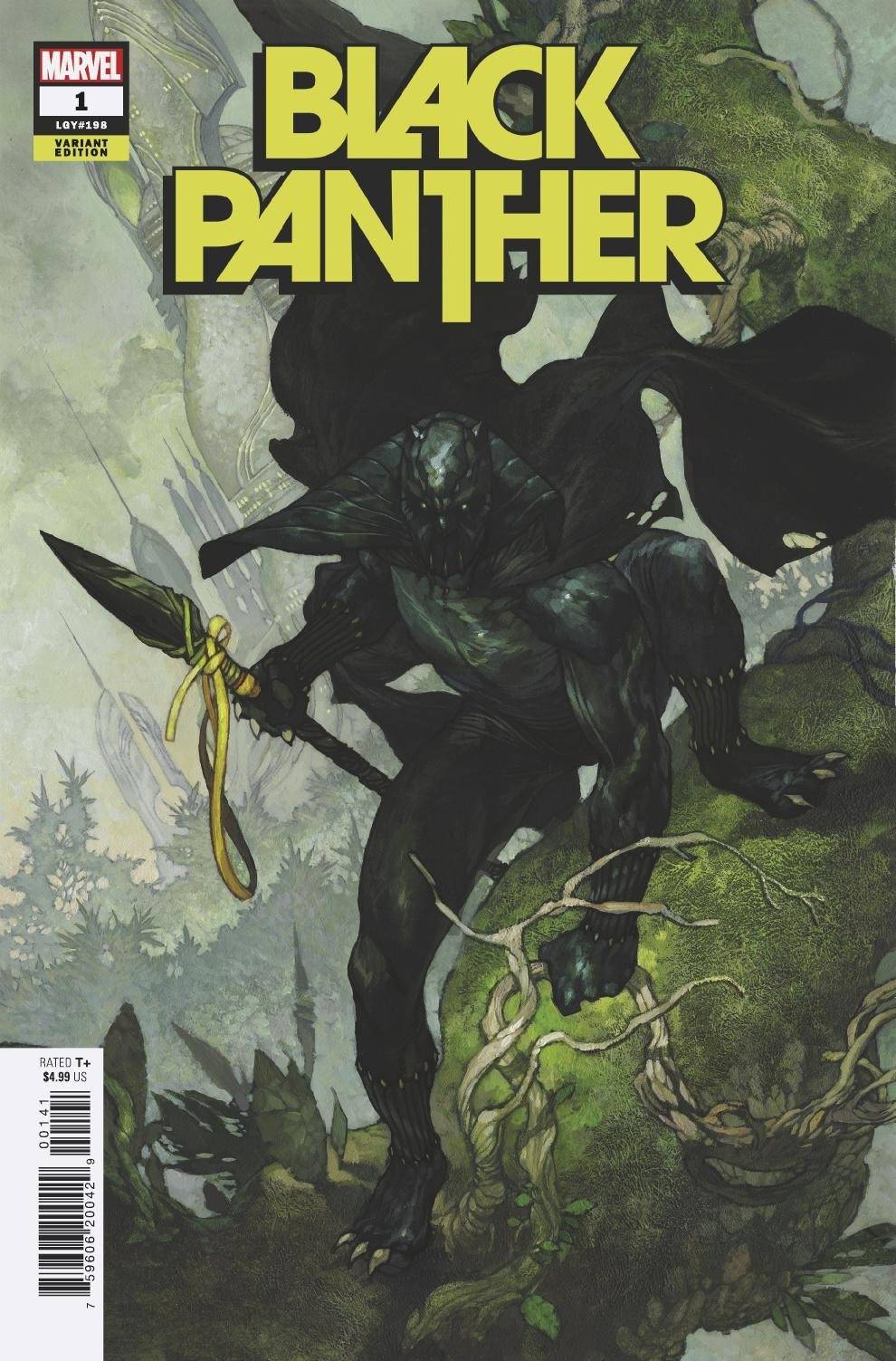 BLACK PANTHER #1 BIANCHI 1:50 VARIANT 2021 Black Panther MARVEL COMICS