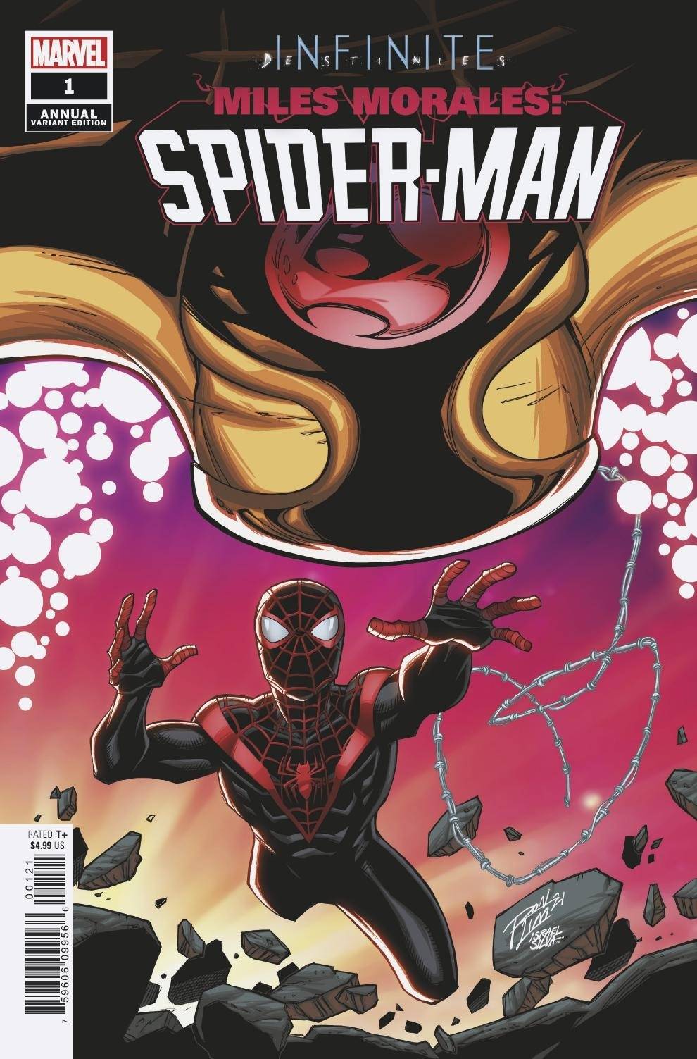 MILES MORALES SPIDER-MAN ANNUAL #1 CONNECTING VARIANT 2021 Spider-Man MARVEL COMICS   