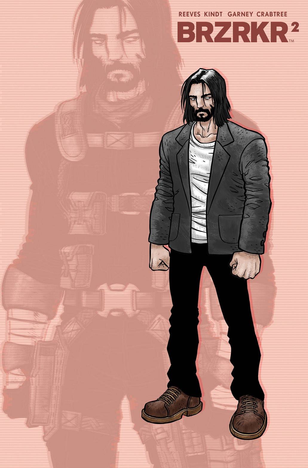 BRZRKR #2 3RD PRINT VARIANT 2021 comic book BOOM! STUDIOS   