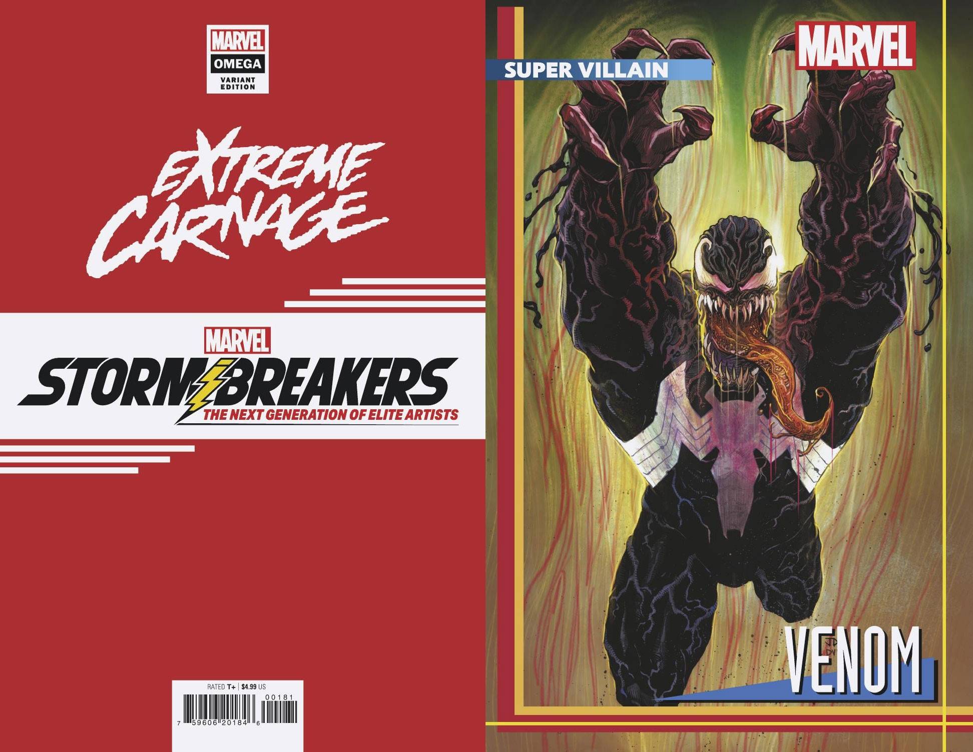 EXTREME CARNAGE OMEGA #1 CASSARA STORMBREAKERS VARIANT 2021 Carnage MARVEL COMICS   