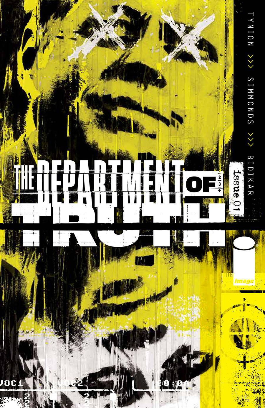 DEPARTMENT OF TRUTH #1 FINAL 6TH PRINT 1:25 CORRECT VERSION VARIANT 2021 Department of Truth IMAGE COMICS   