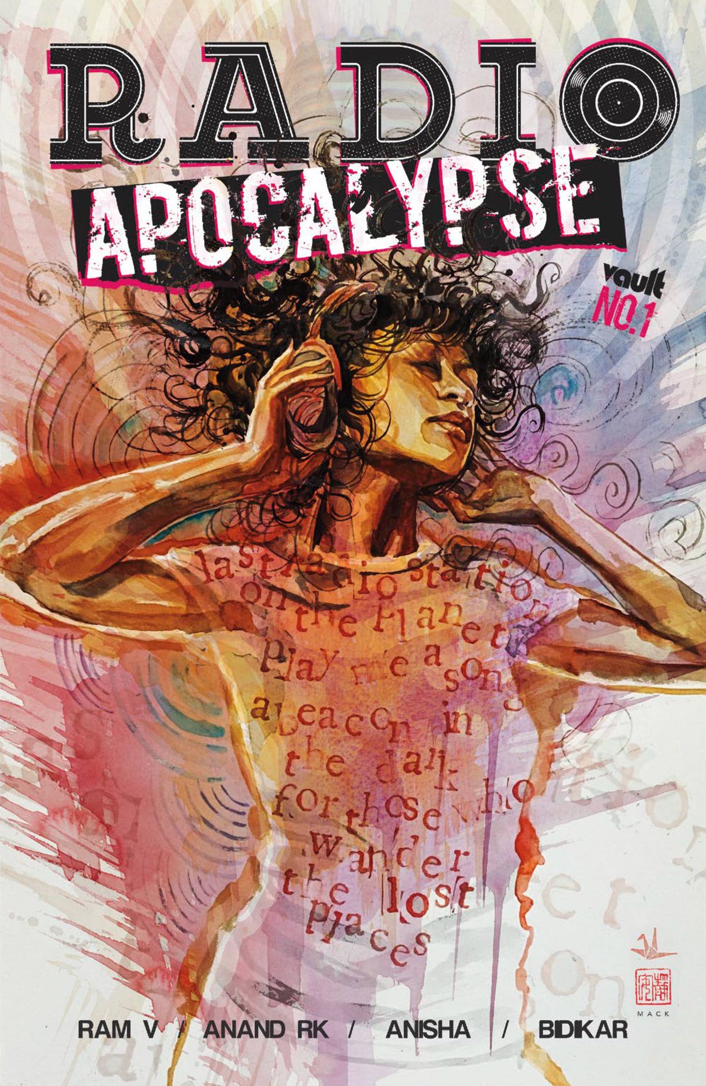 RADIO APOCALYPSE #1 1:50 DAVID MACK VARIANT 2021 comic book VAULT COMICS   