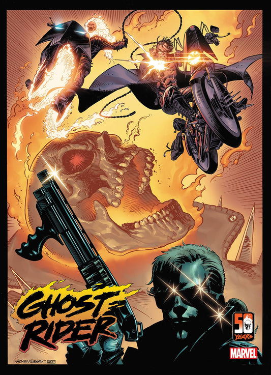 GHOST RIDER 1 KUBERT HIDDEN GEM 1:100 VARIANT 2022 Ghost Rider MARVEL PRH   