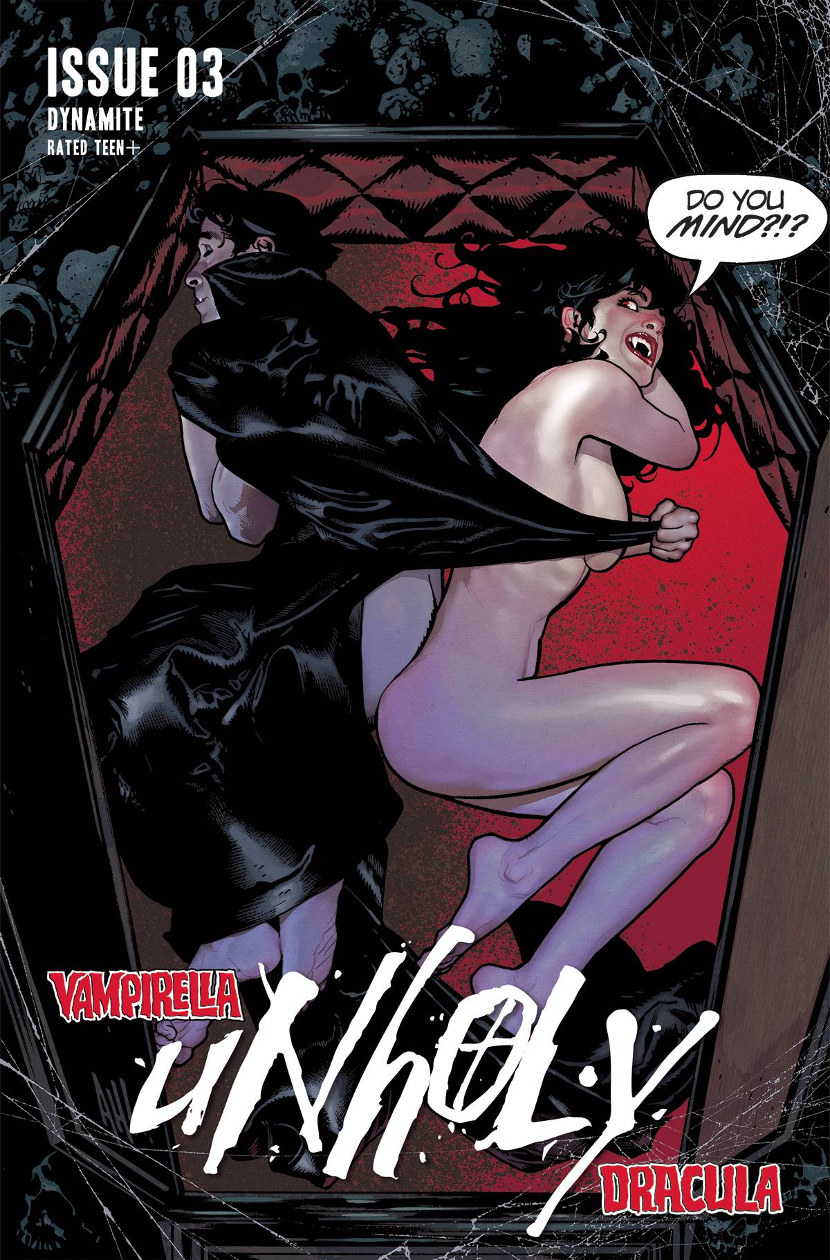 VAMPIRELLA DRACULA UNHOLY #3 CVR D ADAM HUGHES 2022 Vampirella DYNAMITE   