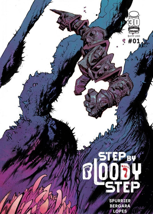 STEP BY BLOODY STEP #1 (OF 4) CVR E 1:25 HARREN VARIANT 2022  IMAGE COMICS   