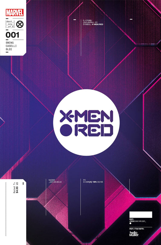 X-MEN RED #1 DESIGN 1:10 VARIANT 2022