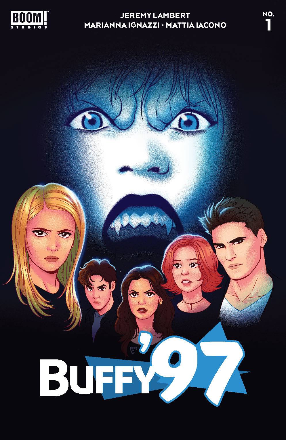 BUFFY 97 #1 CVR E GANCHEAU SCREAM HOMAGE VARIANT 2022 Buffy the Vampire Slayer BOOM! STUDIOS