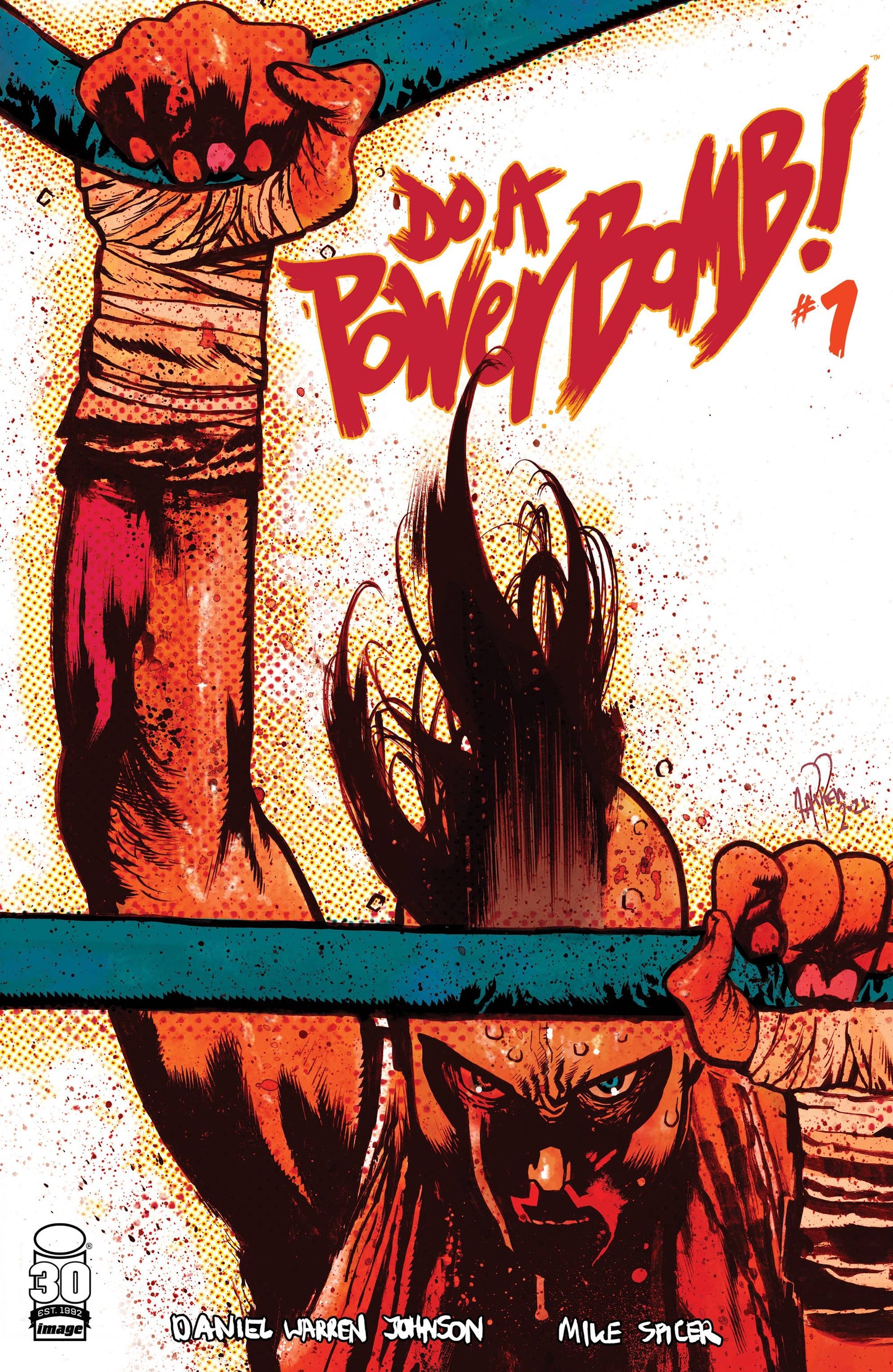 DO A POWERBOMB #1 (OF 7) CVR B HARREN 2022 comic book IMAGE COMICS   