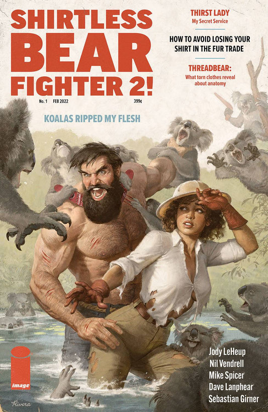 SHIRTLESS BEAR-FIGHTER 2 #1 (OF 7) 1:10 RIVERA VARIANT 2022 Shirtless Bear-Fighter IMAGE COMICS