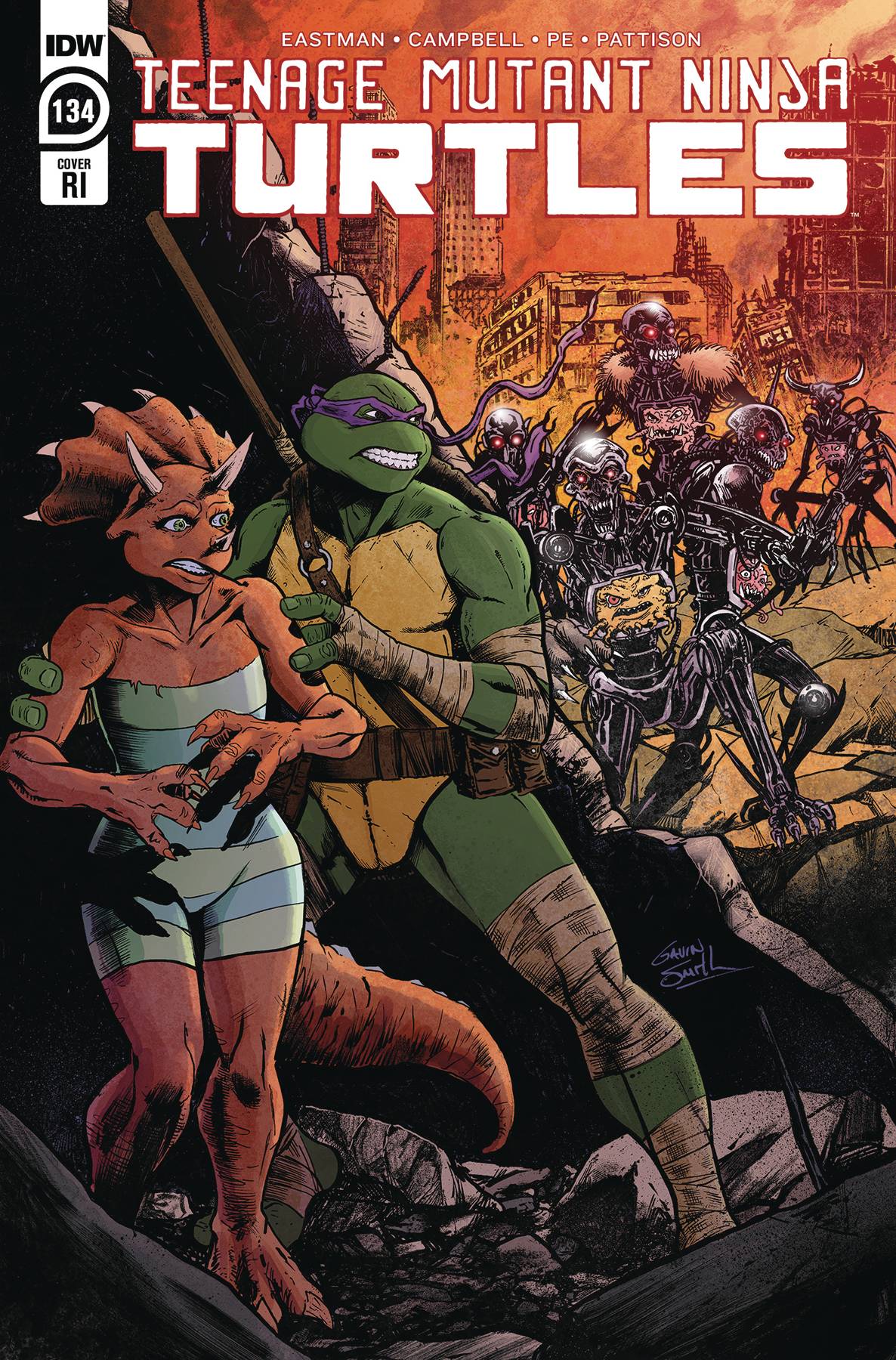 TMNT ONGOING #134 1:10 VARIANT TEENAGE MUTANT NINJA TURTLES 2022 TMNT IDW PUBLISHING   