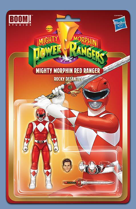 MIGHTY MORPHIN POWER RANGERS #102 ACTION FIGURE 1:10 VARIANT 2022 comic book BOOM! STUDIOS   