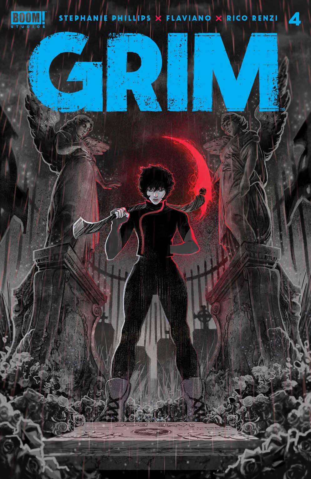 GRIM #4 2ND PRINT FLAVIANO VARIANT 2022 Grim BOOM! STUDIOS