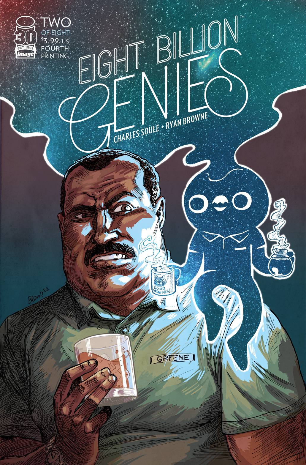 EIGHT BILLION GENIES #2 (OF 8) 4TH PRINT VARIANT 2022 Eight Billion Genies IMAGE COMICS   