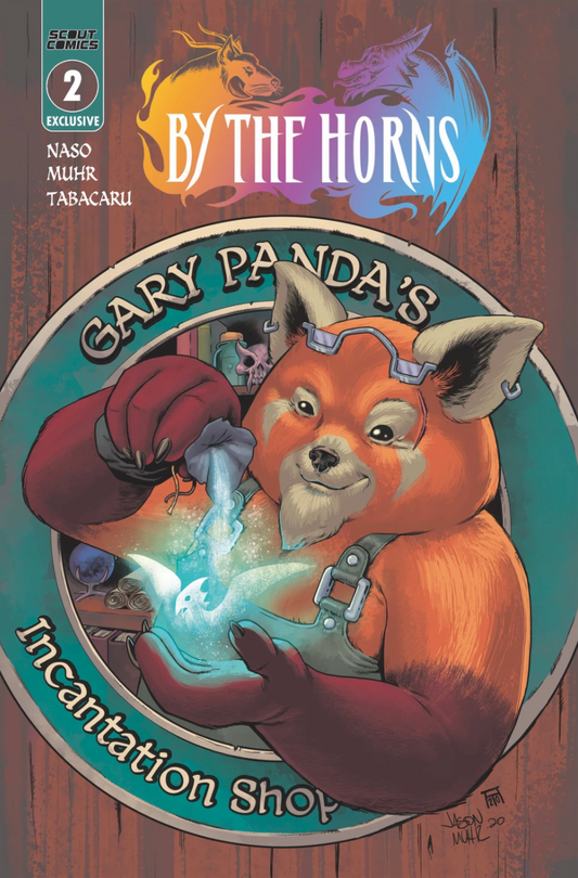 BY THE HORNS #2 (OF 7) MUHR WEBSTORE EXCLUSIVE 2021 comic book SCOUT COMICS   