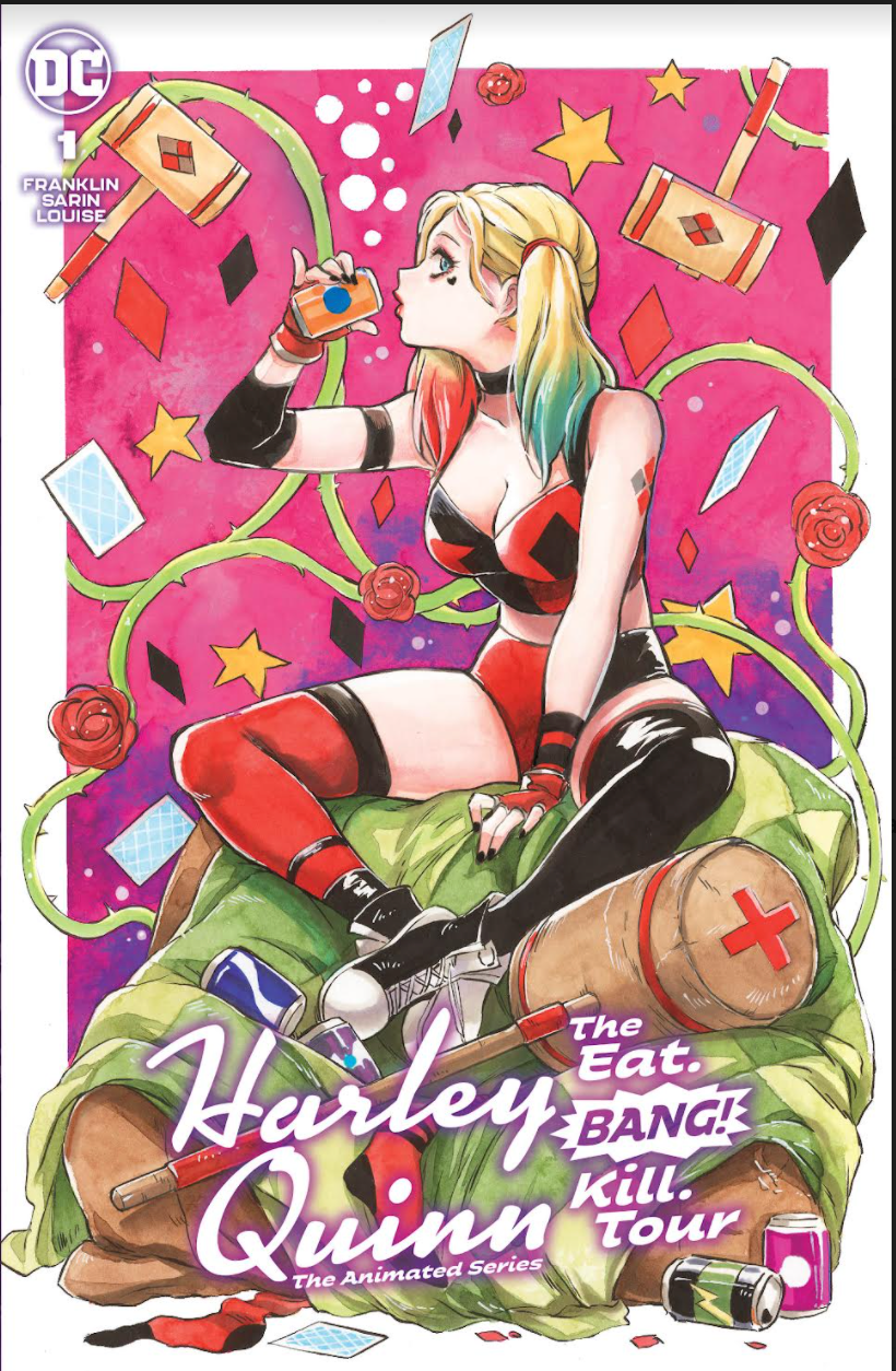 HARLEY QUINN THE ANIMATED SERIES THE EAT BANG KILL TOUR #1 SSCO SAOWEE VARIANT 2021 Harley Quinn DC COMICS Default Title  