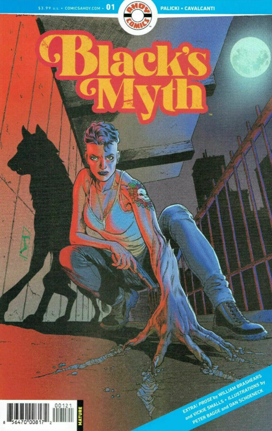 BLACKS MYTH #1 1:3 VARIANT 2021 comic book AHOY COMICS   