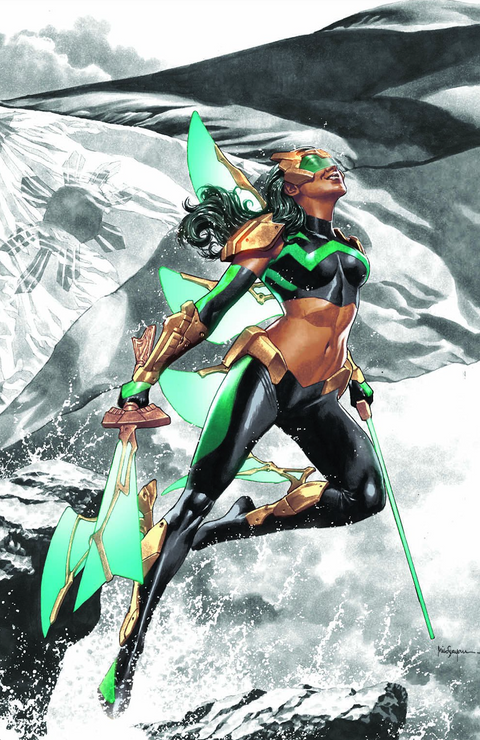 War of Realms New Agents of Atlas #1 2ND Print Suayan & Beredo Exclusive Virgin Color Splash Variant Philippines cover