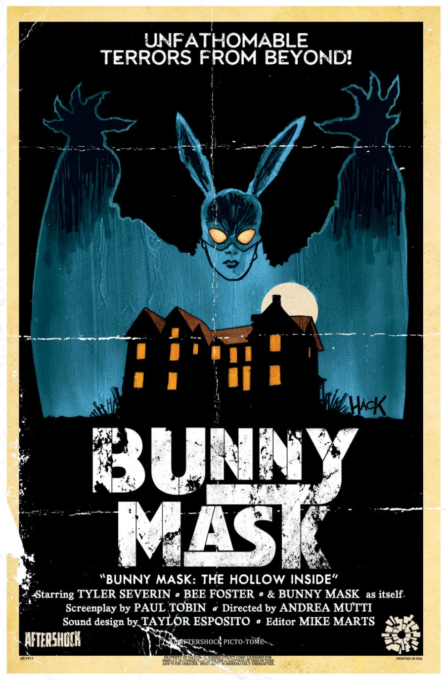 BUNNY MASK THE HOLLOW INSIDE #1 ROBERT HACK HOMAGE EXCLUSIVE VARIANT 2022 comic book SCOUT COMICS   