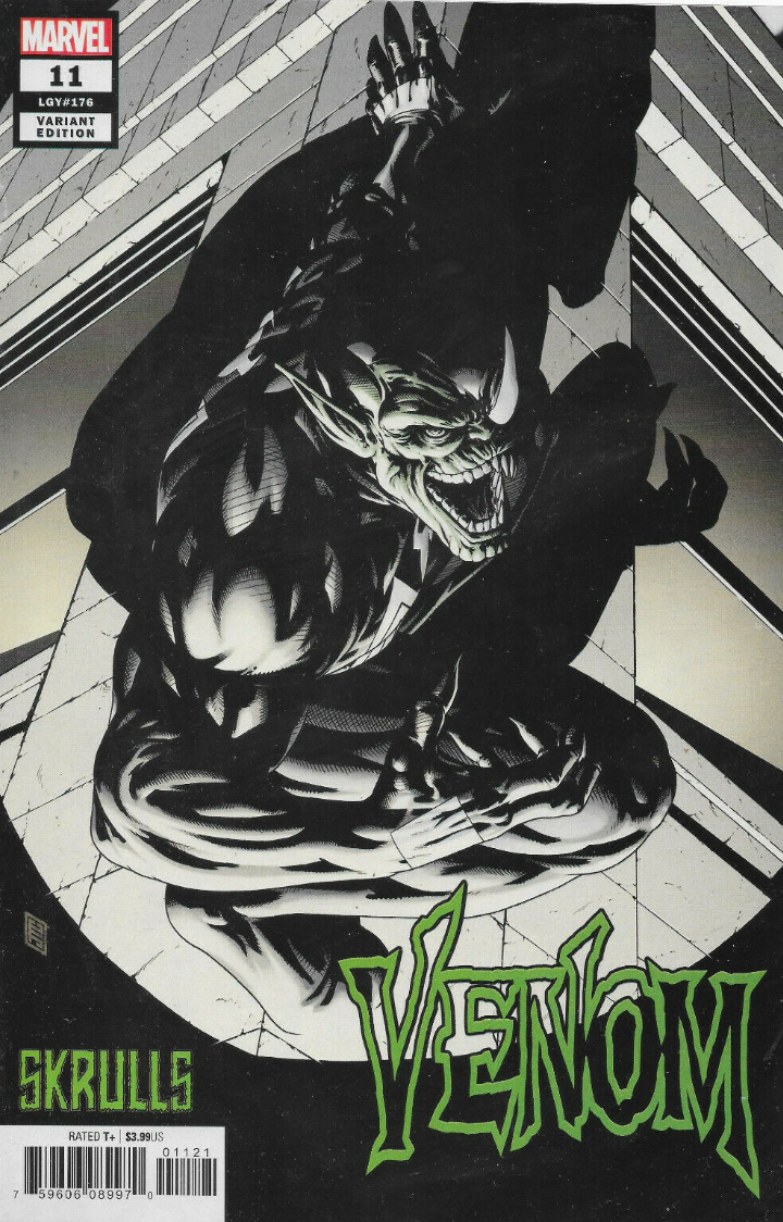 VENOM #11 SKRULLS VARIANT 2019 Venom MARVEL COMICS   