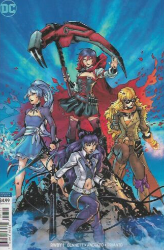 RWBY #1 (OF 7) CARD STOCK JIM LEE VARIANT 2019 Rwby DC COMICS   