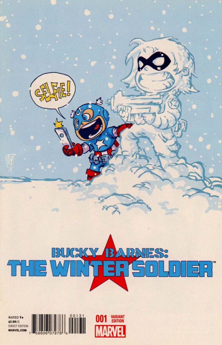 BUCKY BARNES WINTER SOLDIER #1 SKOTTIE YOUNG VARIANT 2014 Captain America MARVEL COMICS   