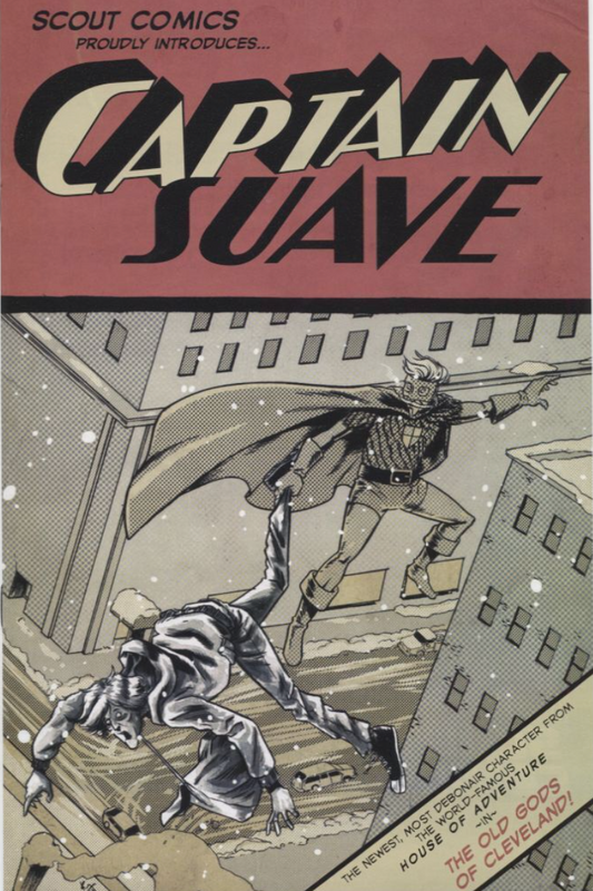 CAPTAIN SUAVE #1 ASHCAN 2021 comic book SCOUT COMICS   