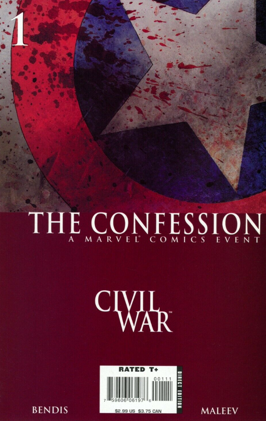CIVIL WAR THE CONFESSION #1 2007 comic book MARVEL COMICS   