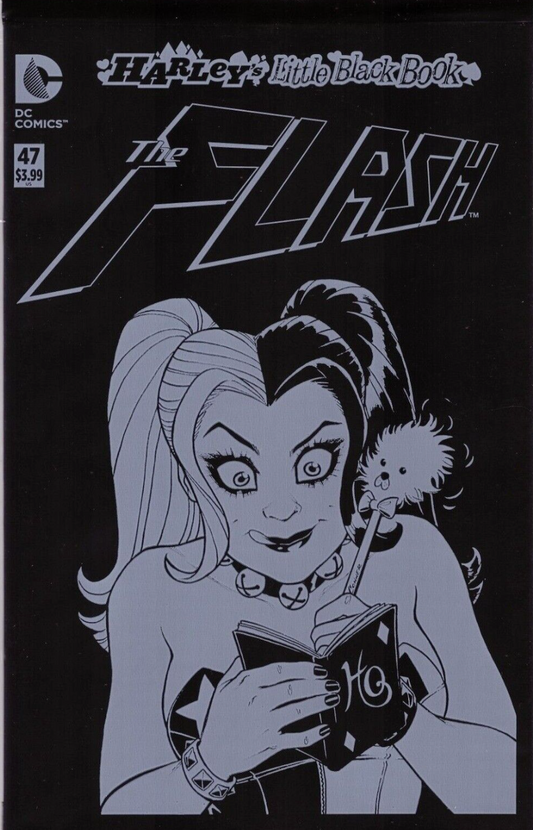 HARLEYS LITTLE BLACK BOOK POLYBAGGED FLASH #47 VARIANT COMIC BOOK DC COMICS   