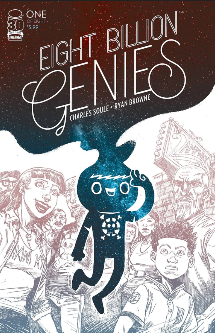 EIGHT BILLION GENIES #1 (OF 8) NYCC EXCLUSIVE FOIL VARIANT 2022 Eight Billion Genies IMAGE COMICS   