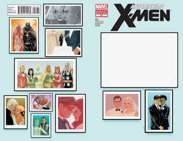 ASTONISHING X-MEN #51 CREATE YOUR OWN WEDDING VARIANT 2012 X-Men MARVEL COMICS   