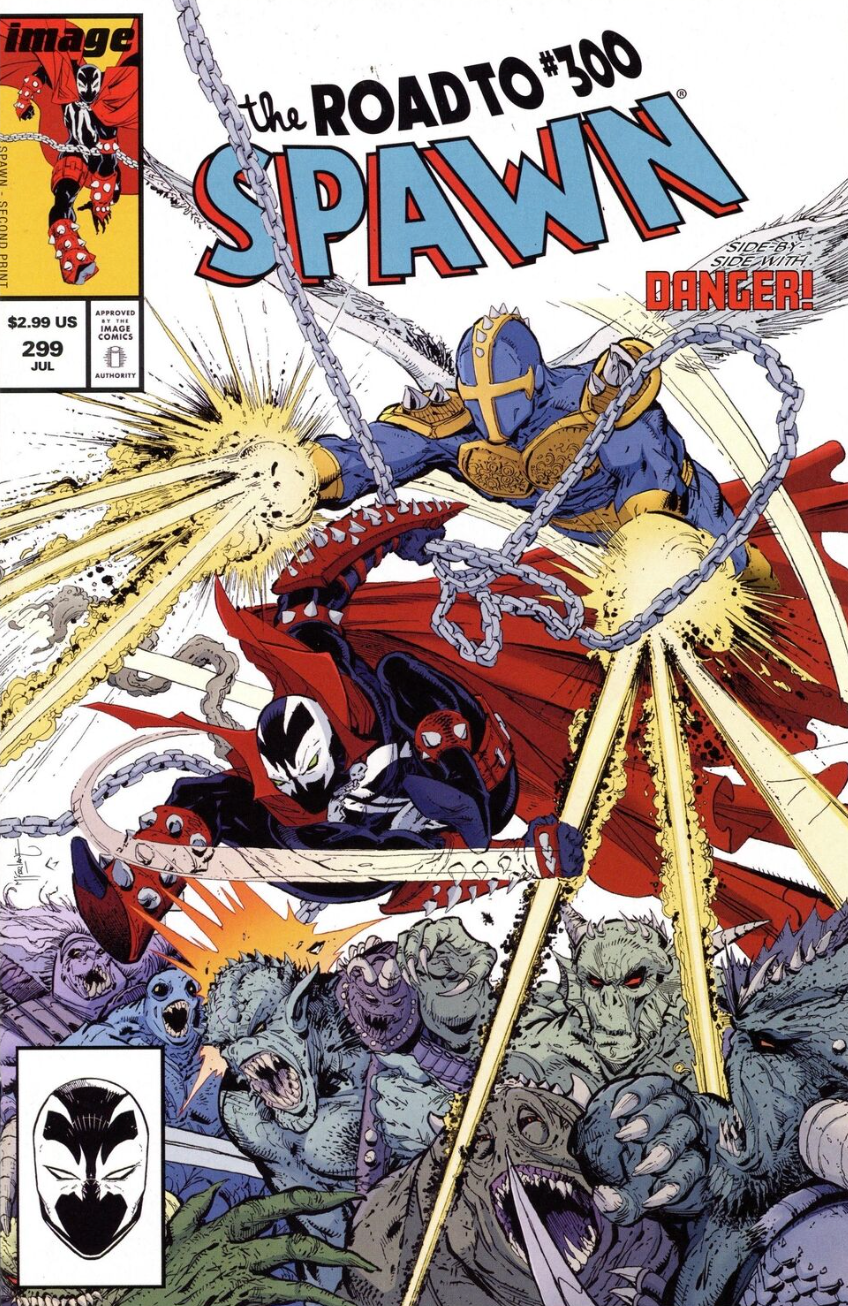 SPAWN #299 MCFARLANE 2ND PRINT VARIANT 2019 Spawn IMAGE COMICS   