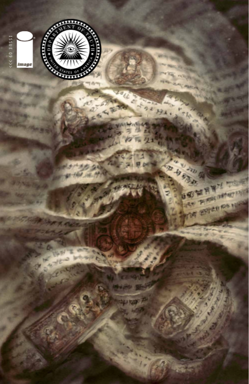 DEPARTMENT OF TRUTH #9 SSCO DAVID ROMERO VARIANT 2021 comic book IMAGE COMICS TRADE DRESS  