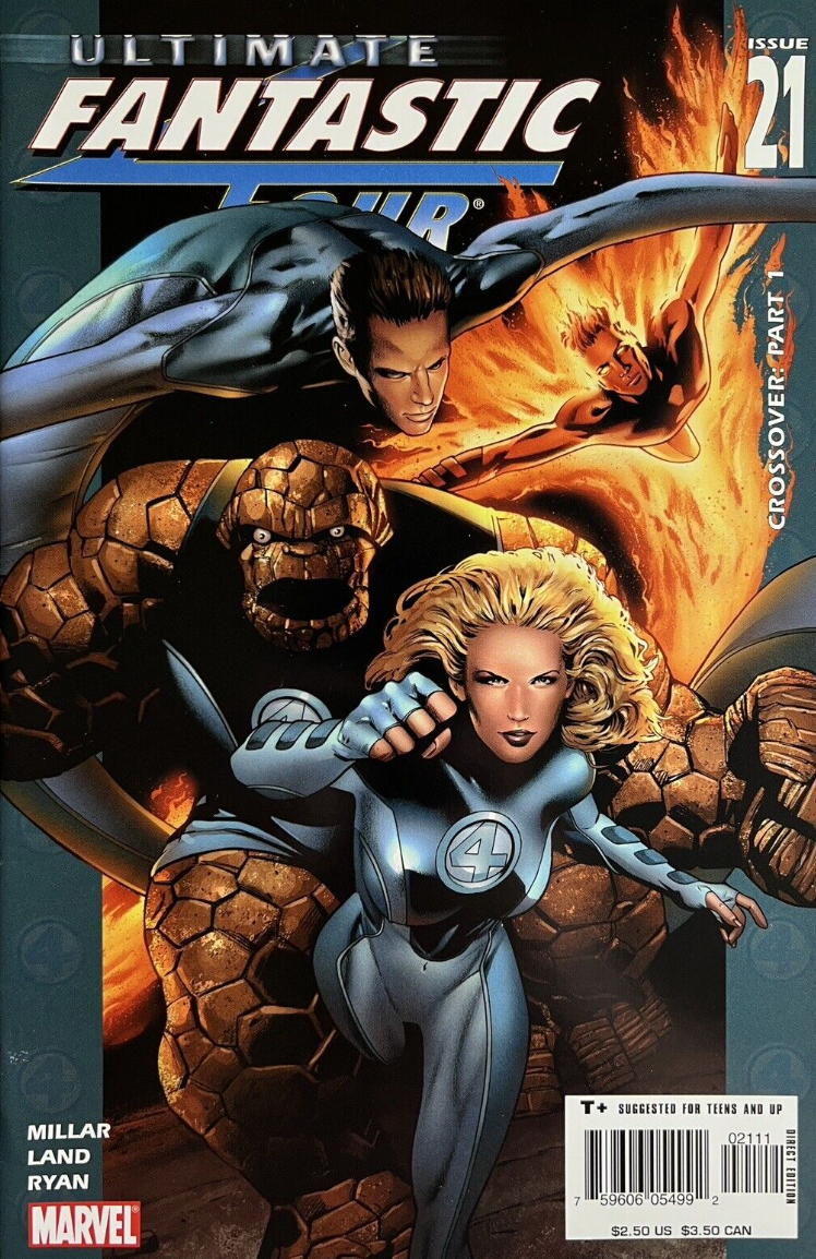 ULTIMATE FANTASTIC FOUR #21 2005 (MARVEL ZOMBIES CAMEO) Ultimate Fantastic Four MARVEL COMICS   